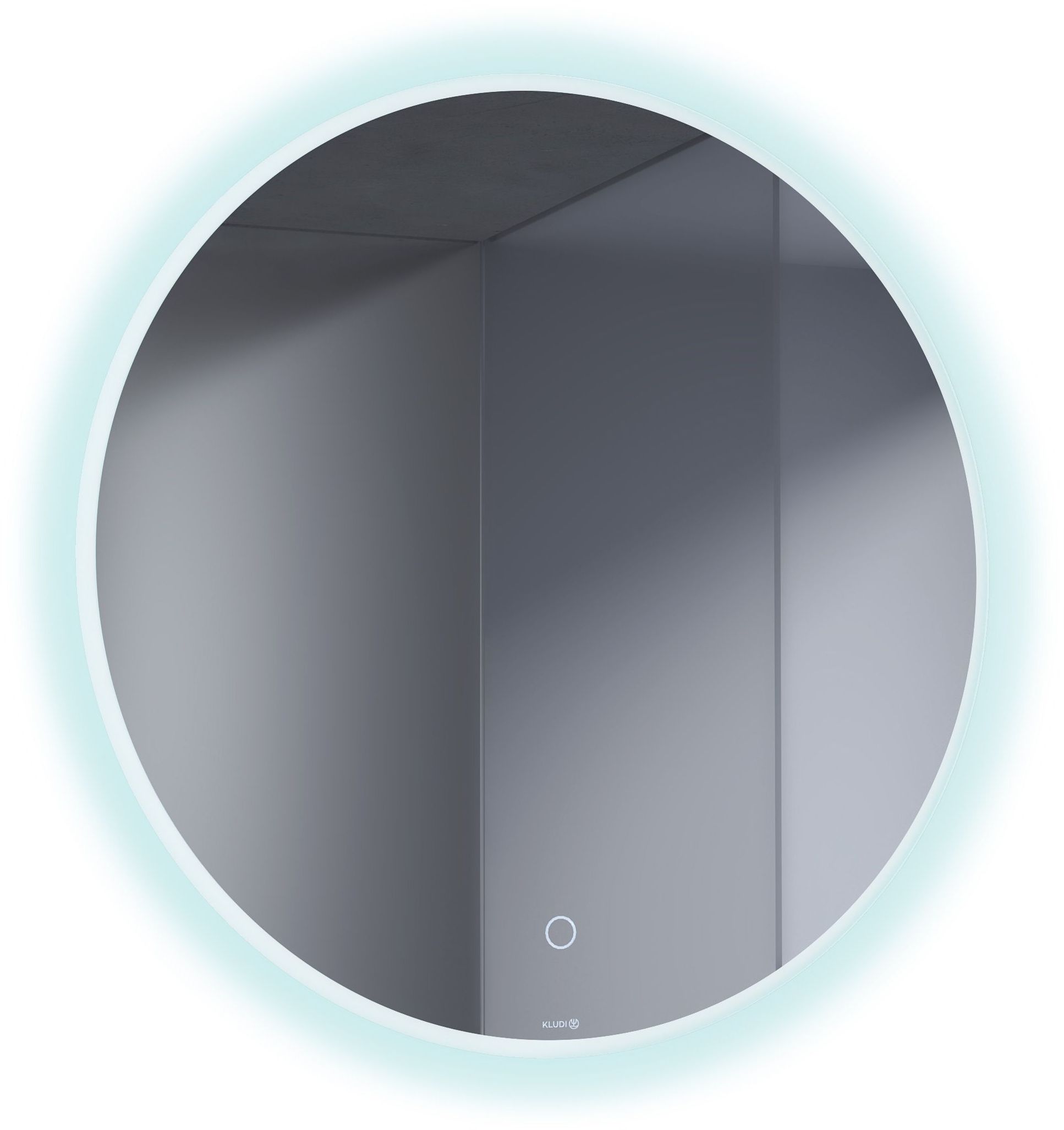 Kludi Luma Spiegel 60x60 cm rund mit Beleuchtung 17SP0100