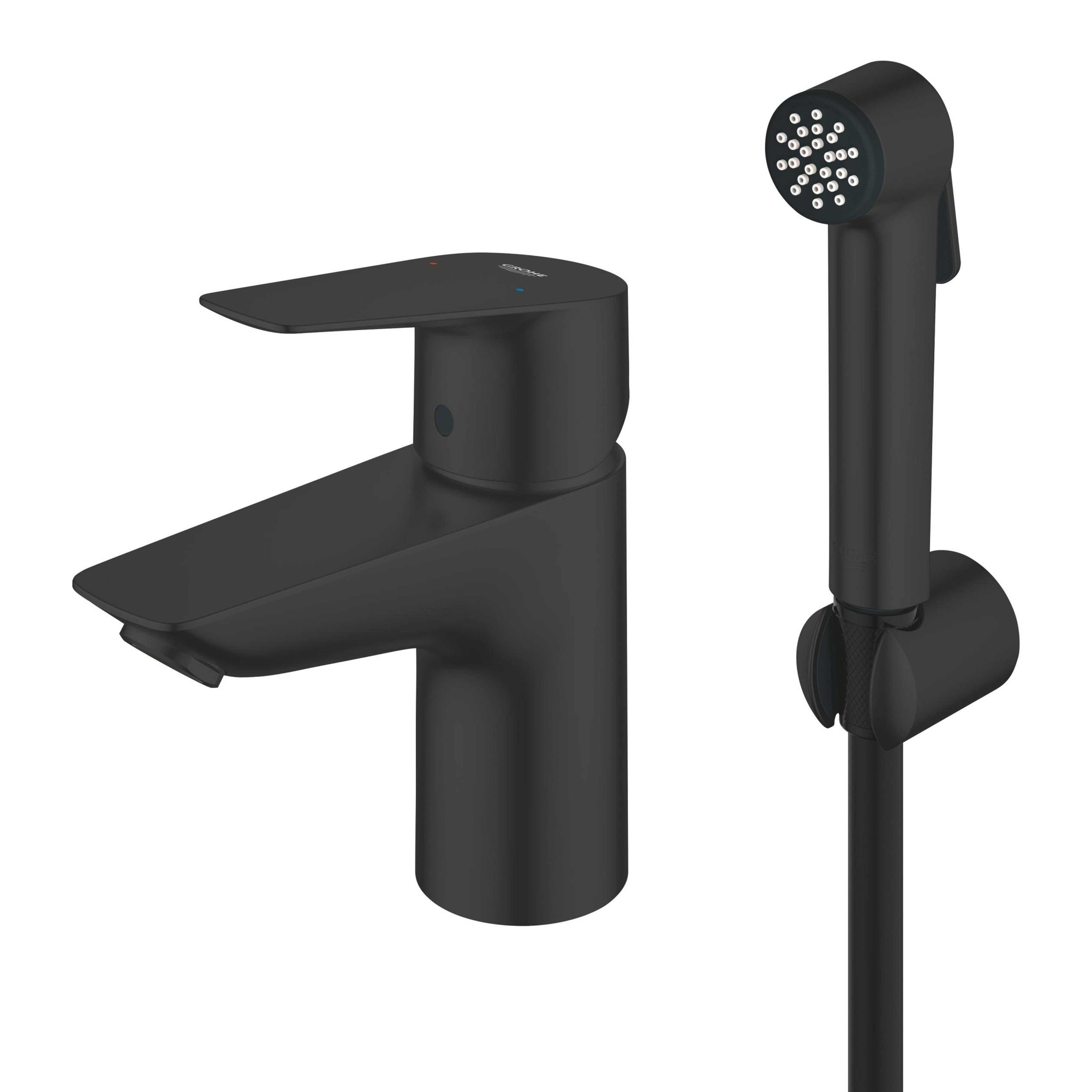 Grohe Start Edge Waschtischarmatur Stehend schwarz 237732431