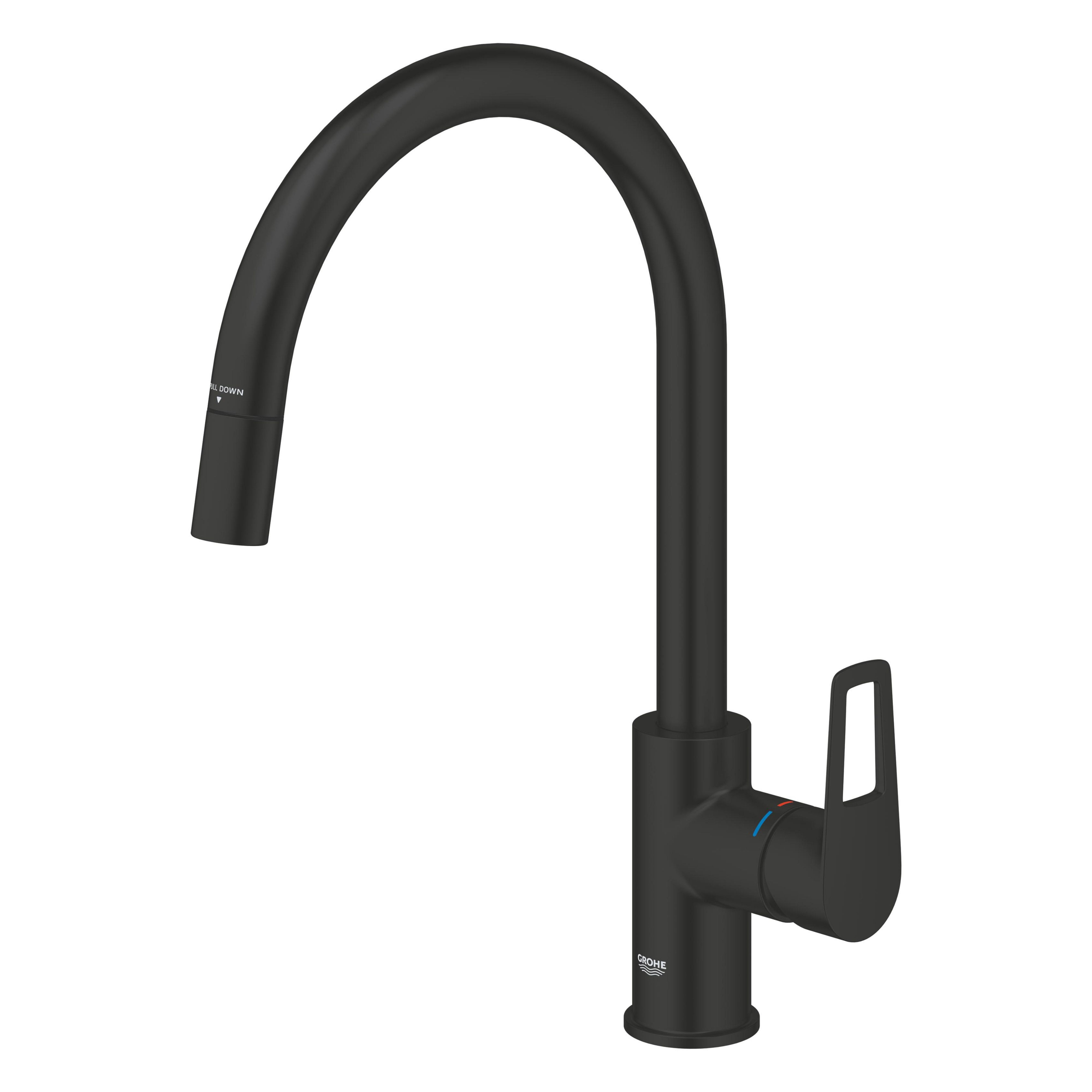 Grohe Start Edge Küchenarmatur Stehend schwarz 305562430