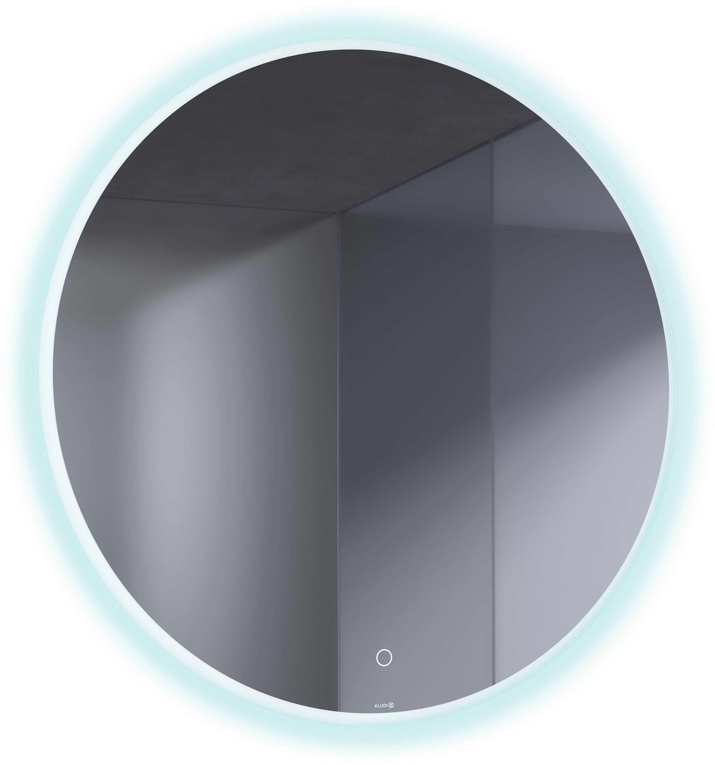 Kludi Luma Spiegel 80x80 cm rund mit Beleuchtung 17SP0200