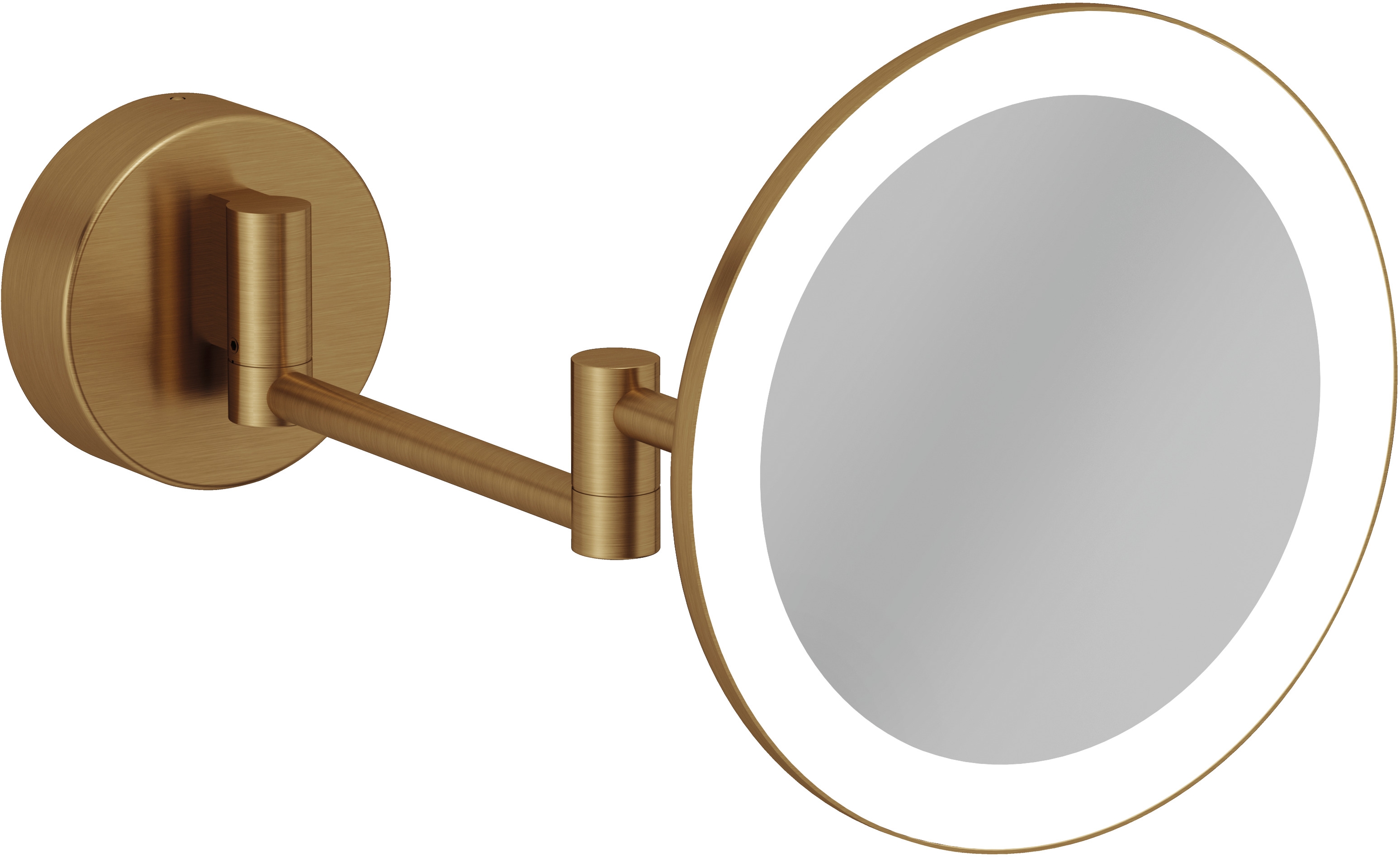 Kludi Vela R Kosmetikspiegel 20.2x20.2 cm rund mit Beleuchtung 58995N1W