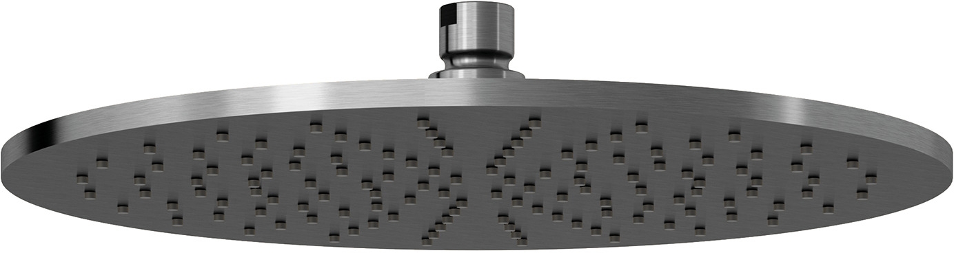 Kludi A-QA Kopfbrause 30x30 cm rund schwarz 64330N2-00