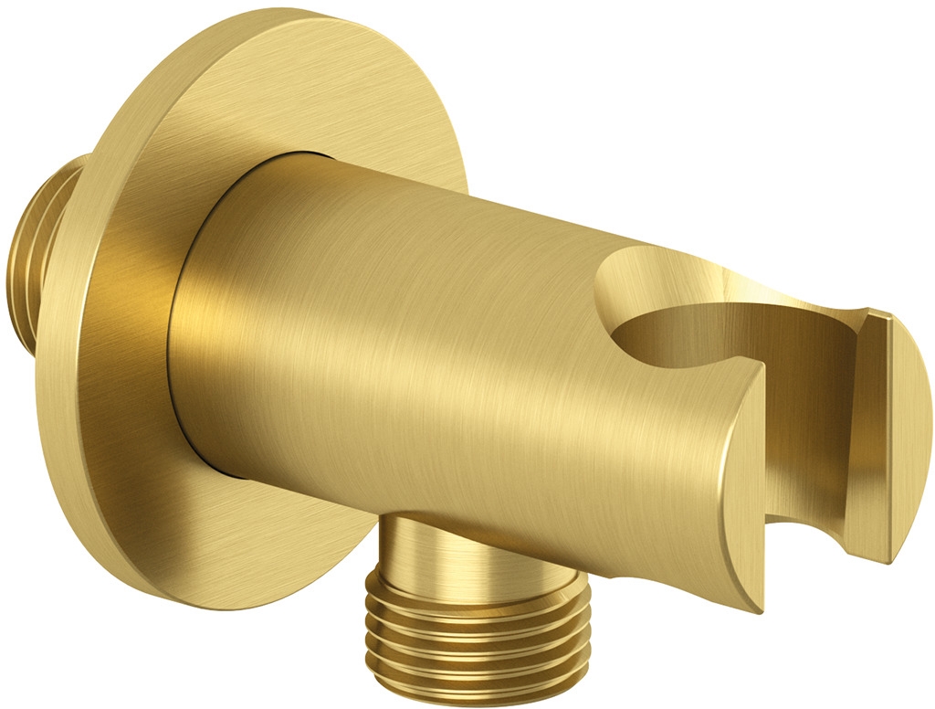 Kludi A-QA Winkelanschluss mit Griff gold 65567N0-00