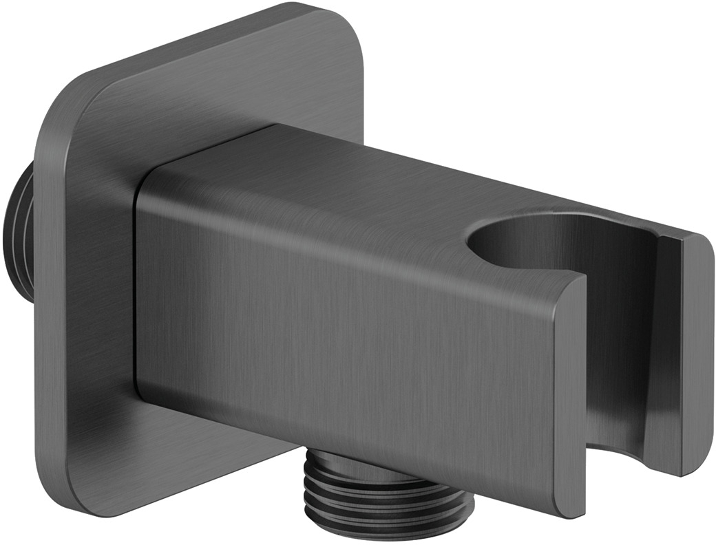 Kludi A-QA Winkelanschluss mit Griff schwarz 65568N2-00