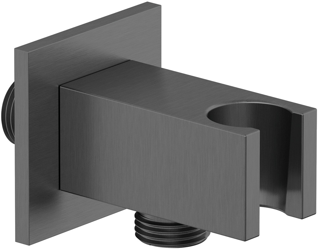 Kludi A-QA Winkelanschluss mit Griff schwarz 65569N2-00