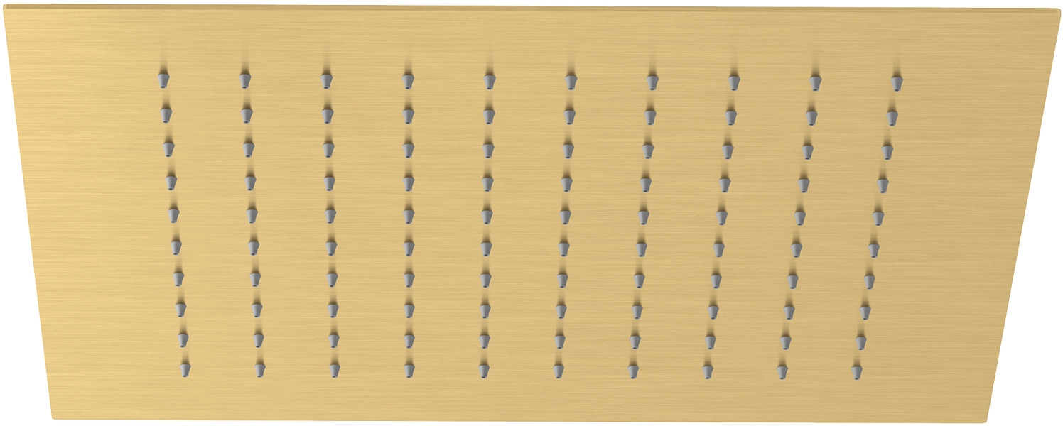 Kludi Asana Kopfbrause 34x34 cm quadratisch gold 69400N0-00