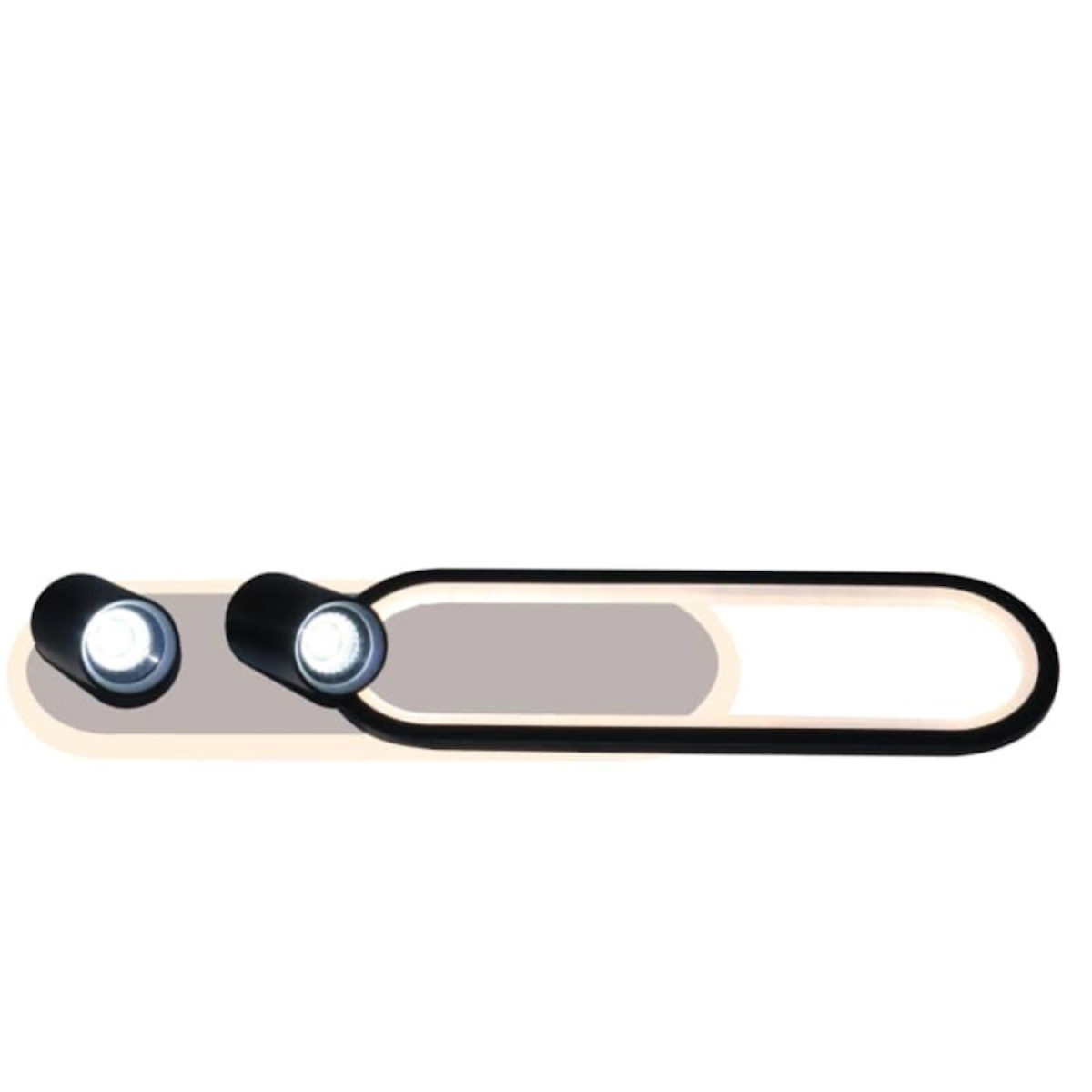 Light Prestige Parma Deckenlampe 2x8 W schwarz LP-0612/2CLBK