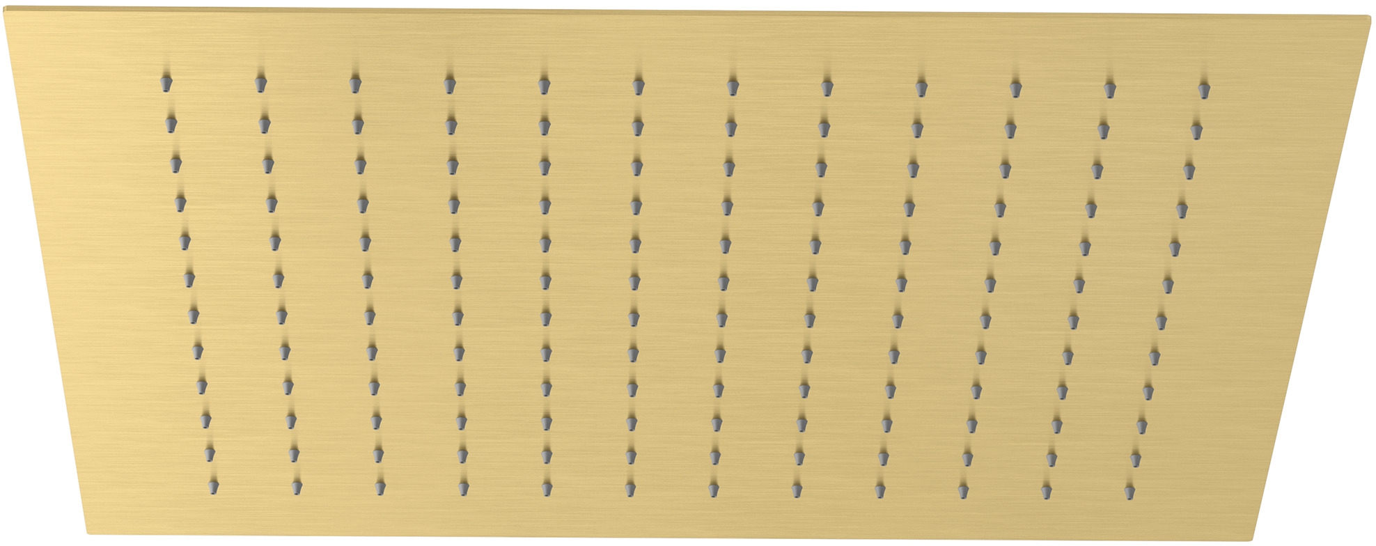 Kludi Asana Kopfbrause 44x44 cm quadratisch gold 69410N0-00