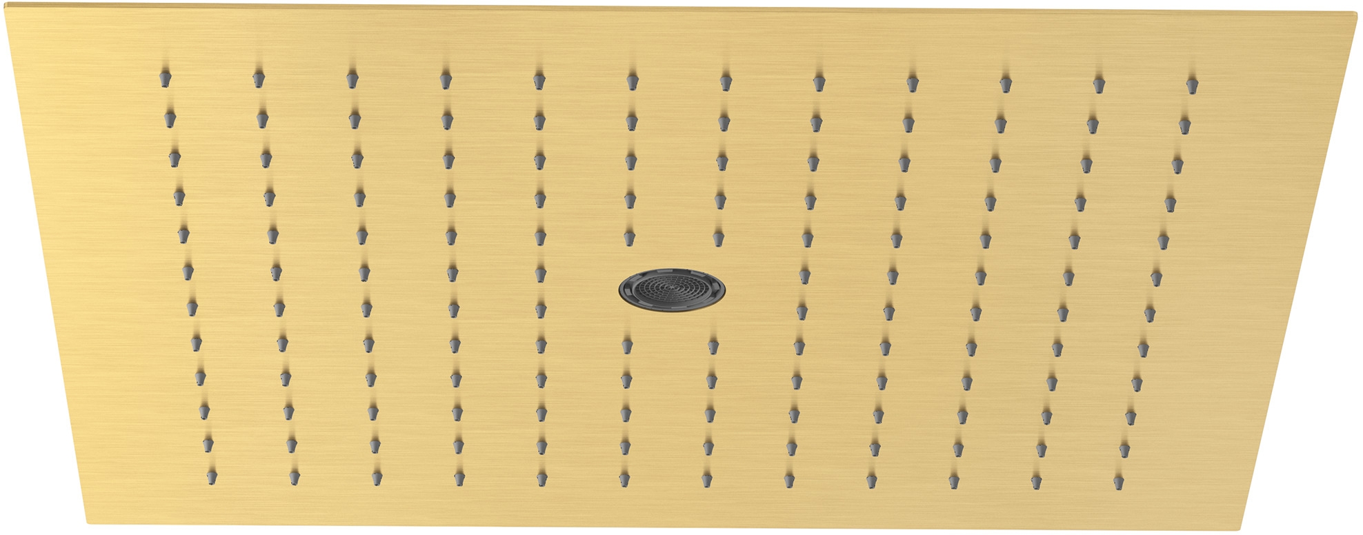 Kludi Asana Kopfbrause 44x44 cm quadratisch gold 69420N0-00