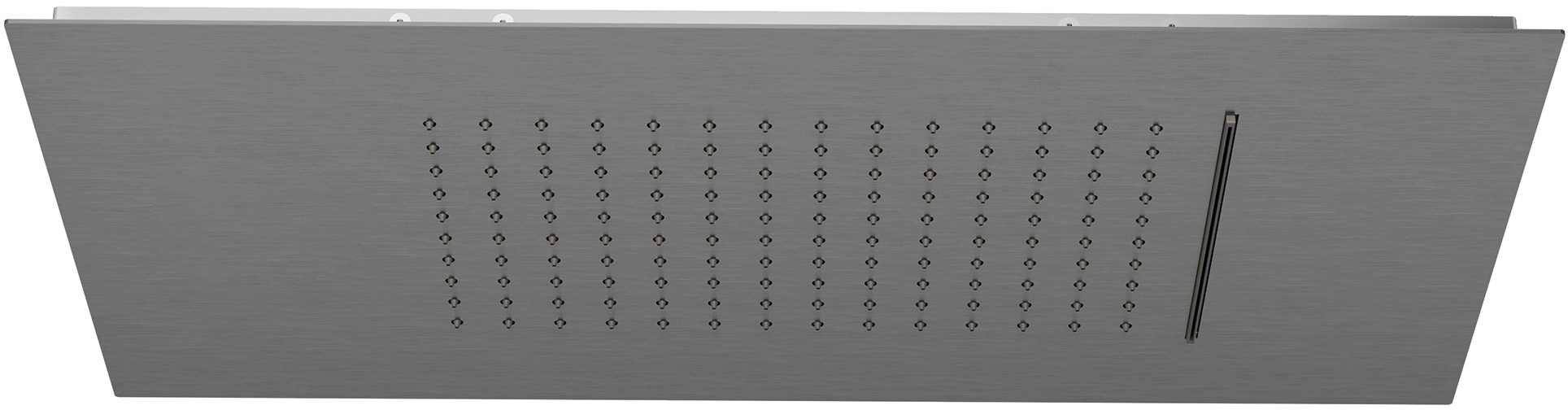 Kludi Asana Kopfbrause 60x30 cm rechteckig schwarz 69450N2-00