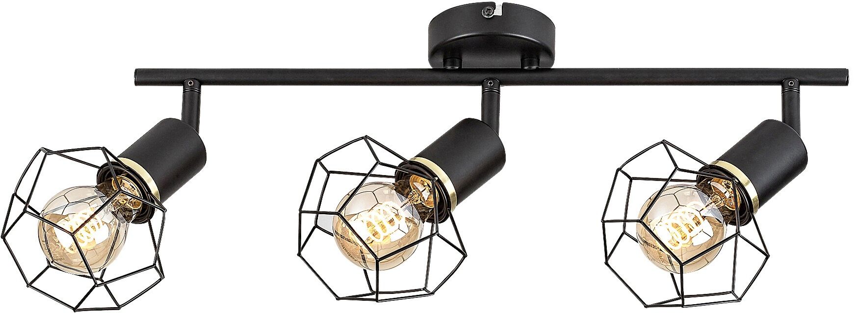 Rabalux Fran Deckenlampe 3x40 W schwarz 71067