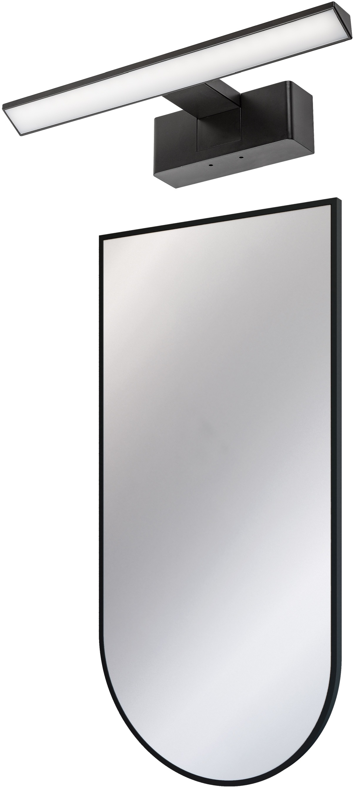 Set Spiegel Deante Silia ADI_N851, Leuchter Rabalux Loric 75024