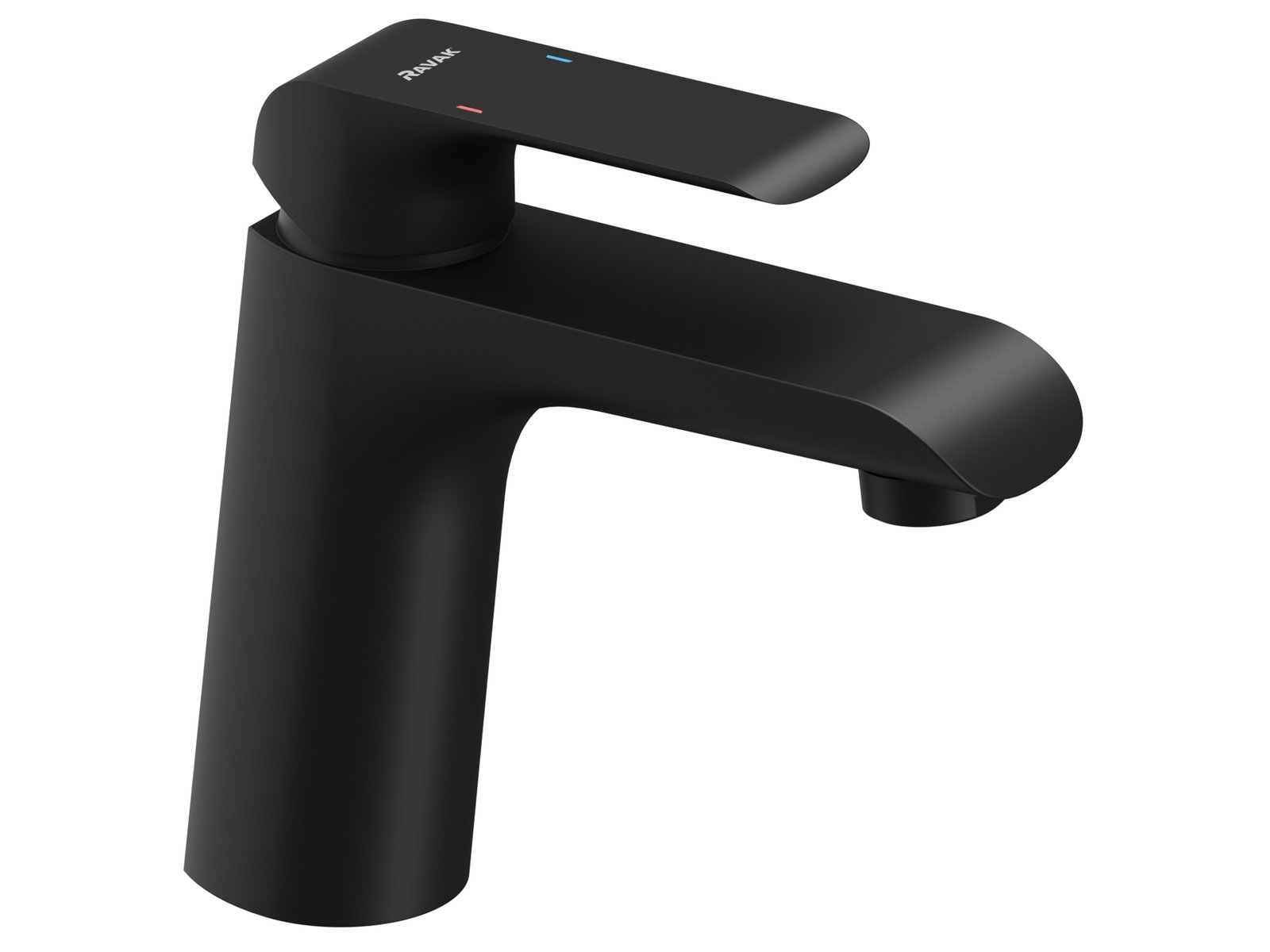 Ravak Flat Waschtischarmatur Stehend schwarz X070173