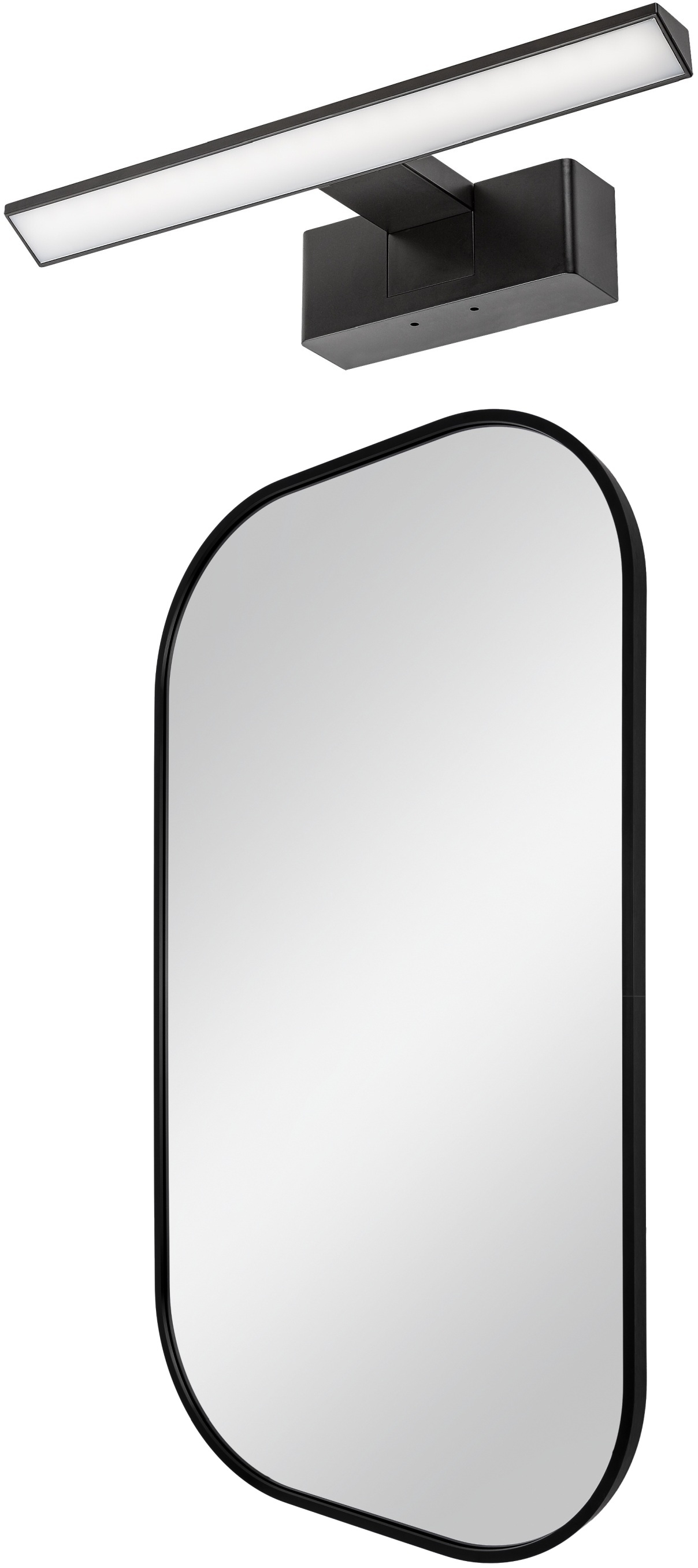 Set Spiegel Dubiel Vitrum Luis 5905241012834, Leuchter Rabalux Loric 75024