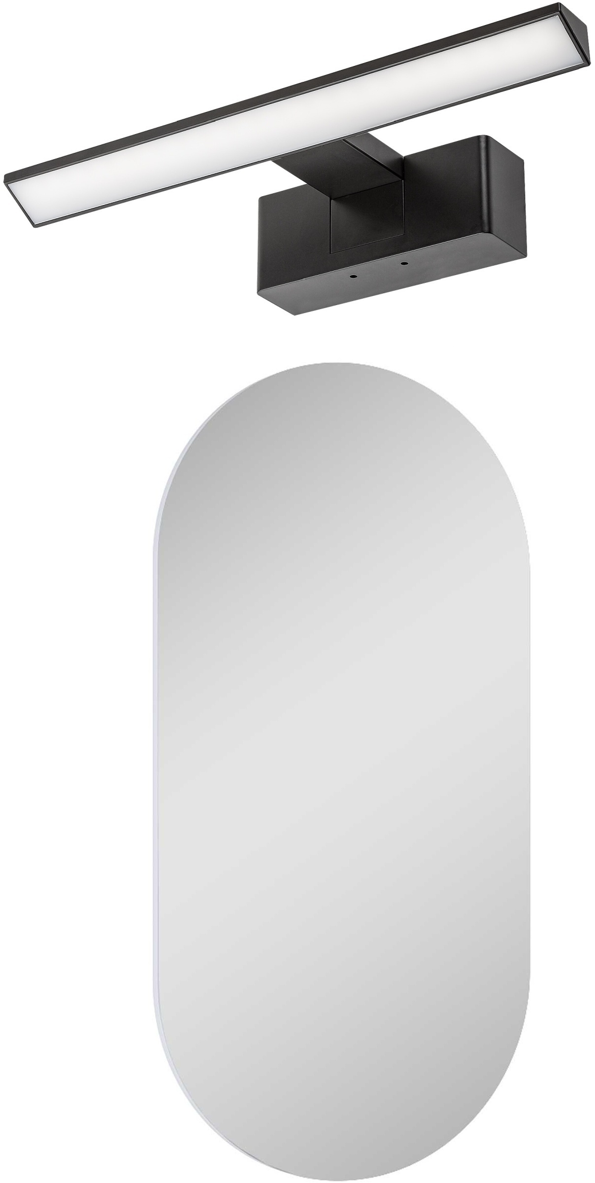 Set Spiegel Elita Oval RE067567000010, Leuchter Rabalux Loric 75024