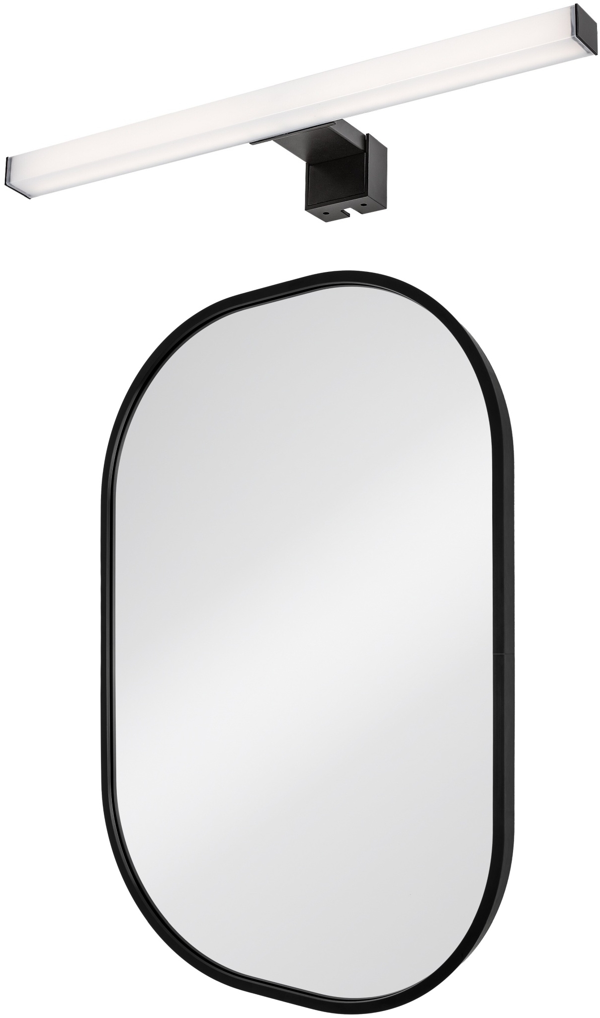 Set Spiegel Dubiel Vitrum Luis 5905241012827, Leuchter Rabalux Oliro 75051