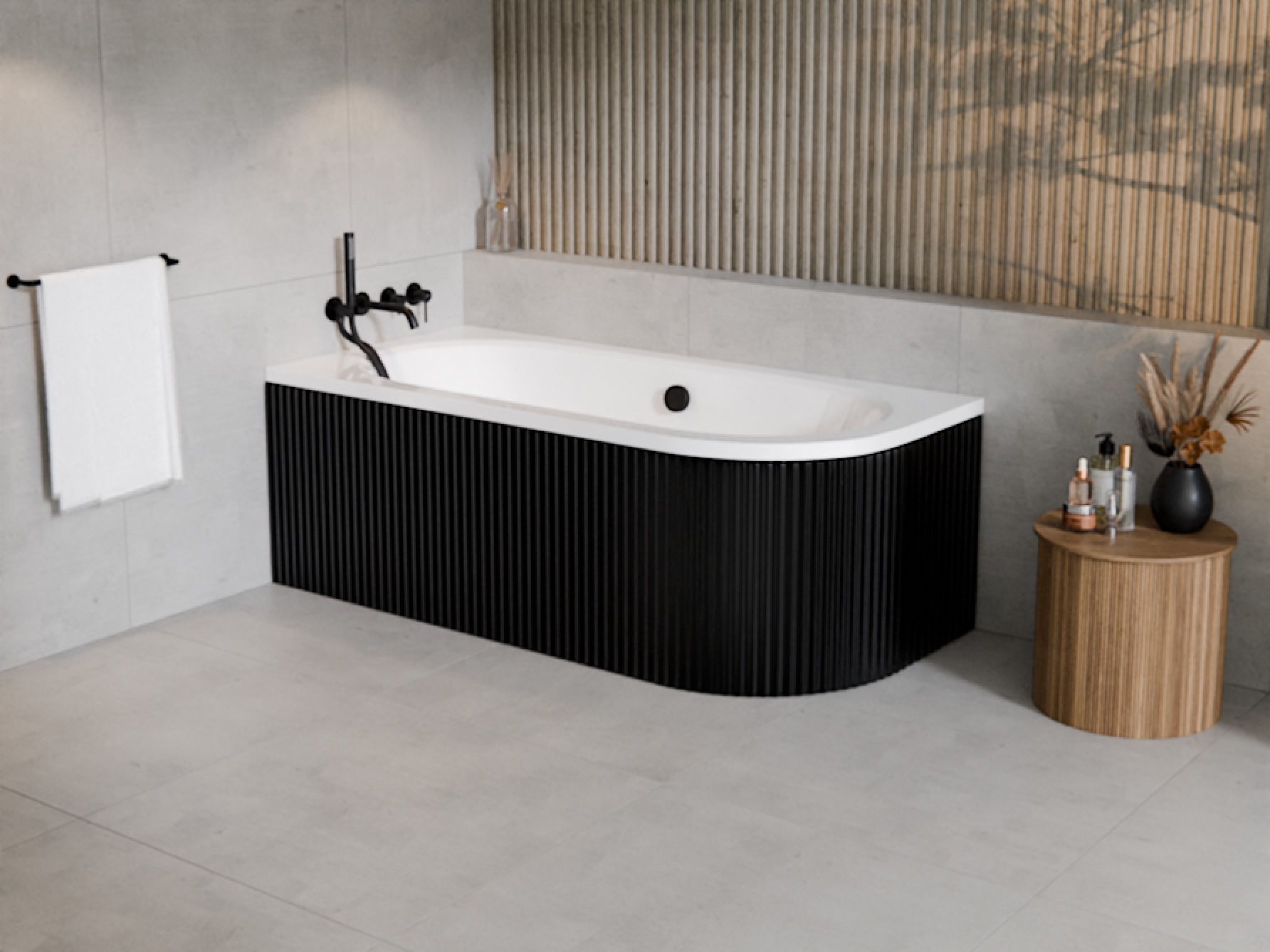 Set Badewannenverkleidung Besco Avita OAV-160-NSCR, Eckbadewanne Besco Avita #WAV-160-NL