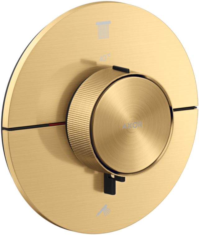 Axor ShowerSelect ID Badewannen- und Duscharmatur Unterputz mit Thermostat gold 36750250
