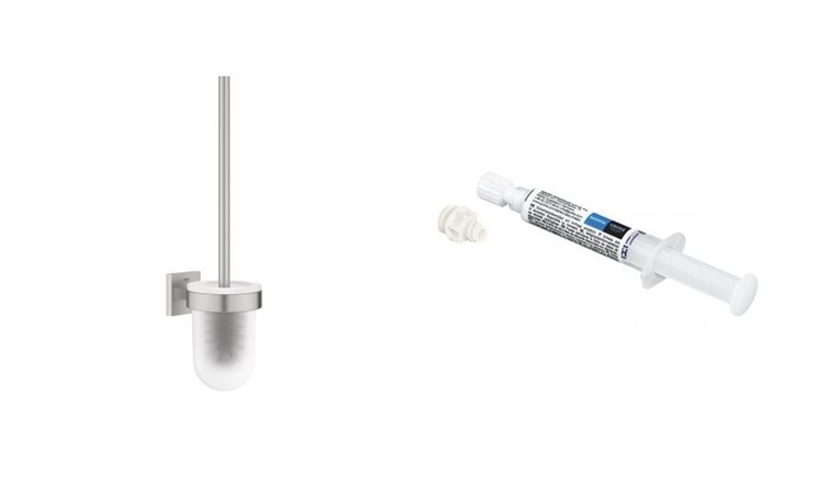 Set Klobürste Grohe Start Cube 40977DC0, Kleber Grohe QuickGlue 41127000