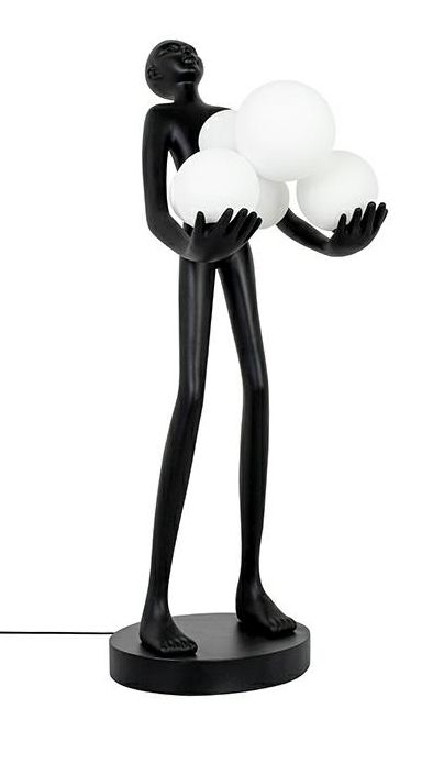 Moosee Human Tischlampe 3x40 W schwarz MSE1501100514