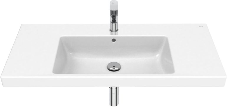 Roca Gap Waschbecken 100x46 cm rechteckig Möbel weiß A3270MA004 