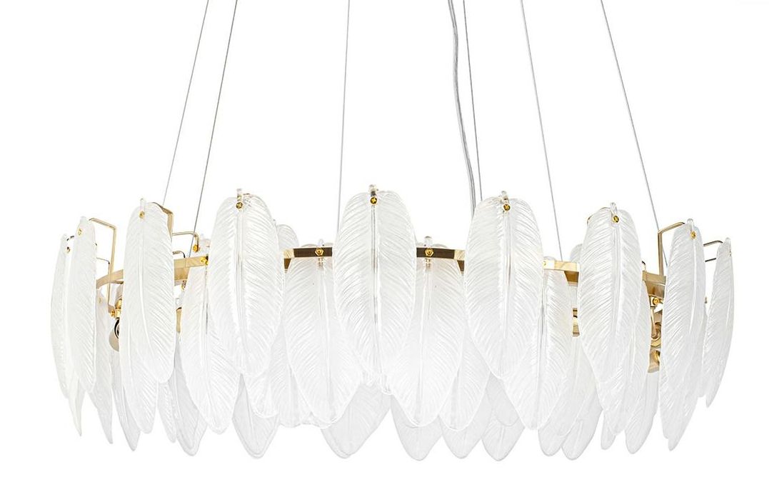 Moosee Roch Pendelleuchte x40 W weiß-gold MSE1501100447