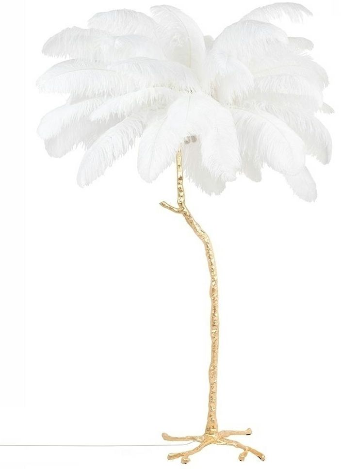 Moosee Tiffany Stehlampe 5x40 W weiß-gold MSE1501100417