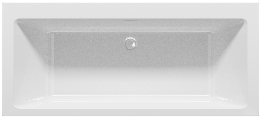 Riho Rethink Cubic Wall Rechteckige Badewanne 180x80 cm weiß B160001005