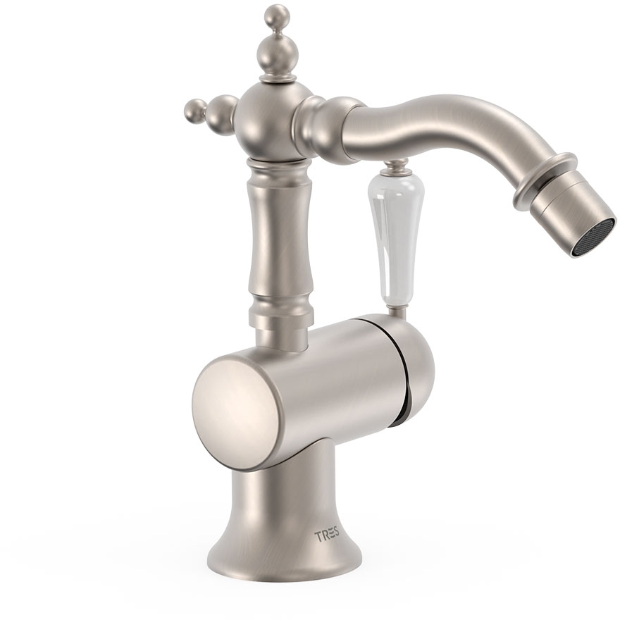 Tres Clasic Bidet-Wasserhahn stehend stahl 24222001AC