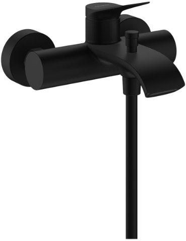 Hansgrohe Vivenis Badewannen- und Duscharmatur Wandmontage schwarz 75423670