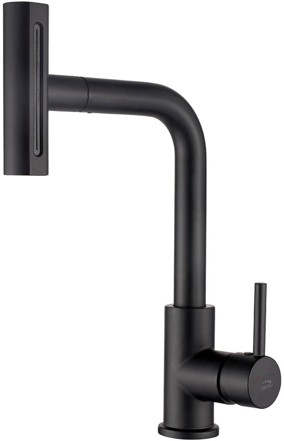 Laveo Rotaro küchenarmatur stehend schwarz BLR769D
