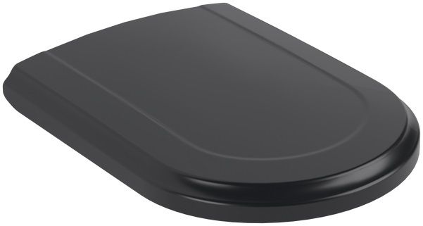 Villeroy & Boch Hommage Toilletensitz absenkautomatik schwarz 8809S1R7