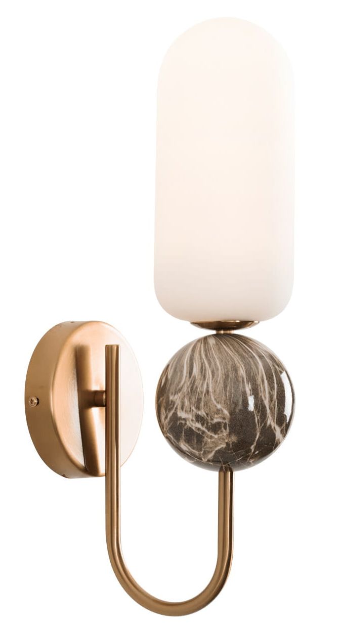 MaxLight Nova Leuchter 1x7 W weiß-gold W0380