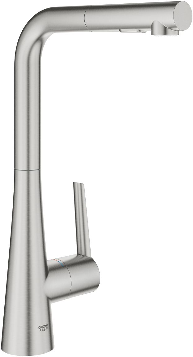 Grohe Zedra Küchenarmatur Stehend SuperSteel 32553DC2