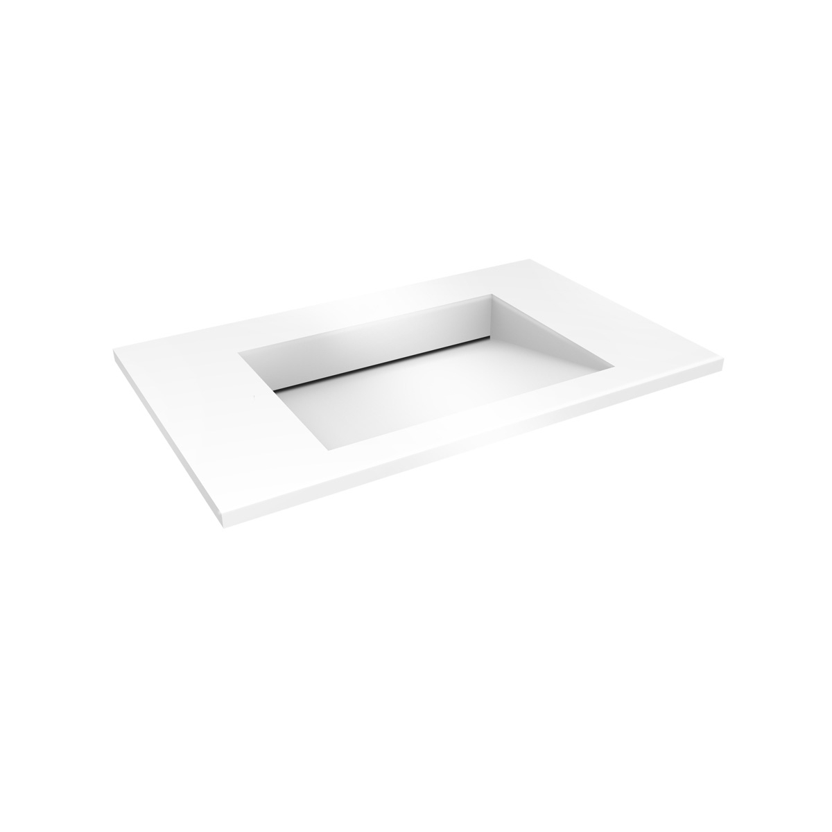 Oltens Stila Waschbecken 100x45 cm rechteckig Möbel weiß 40203900