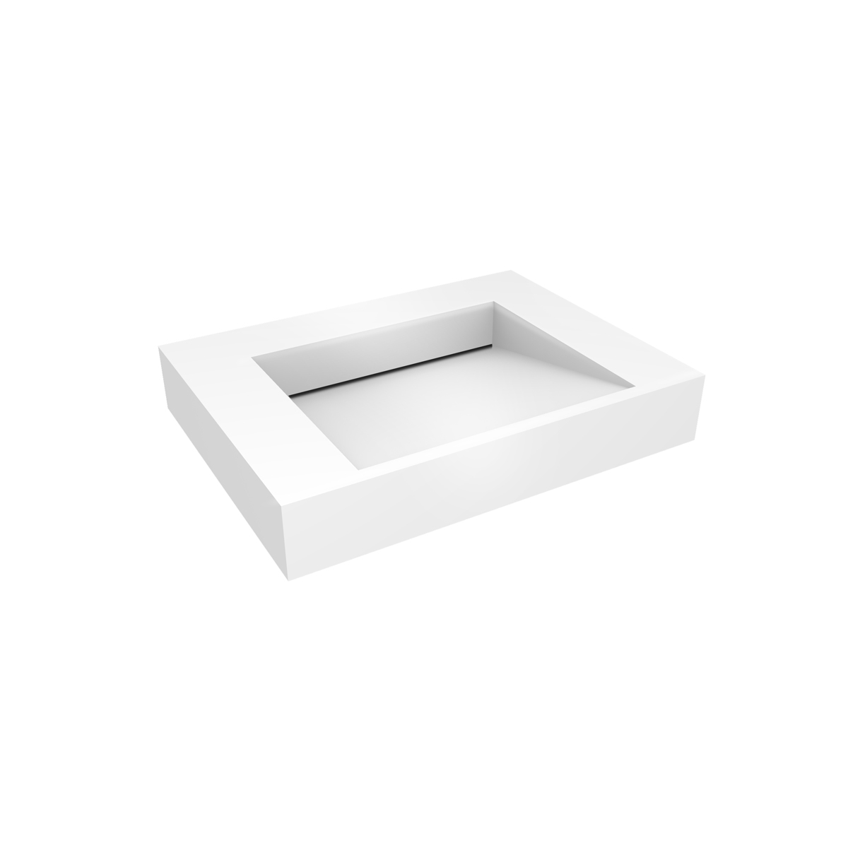 Oltens Stila Waschbecken 60x45 cm rechteckig Klassisch weiß 40000000