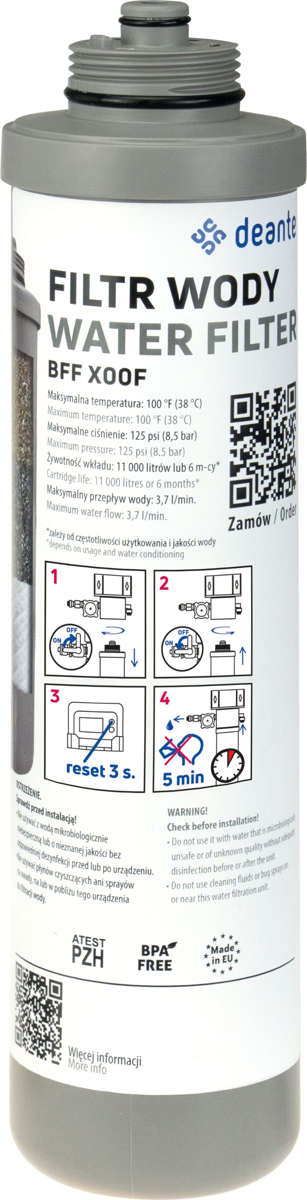 Deante untertischfilter BFF_X00F