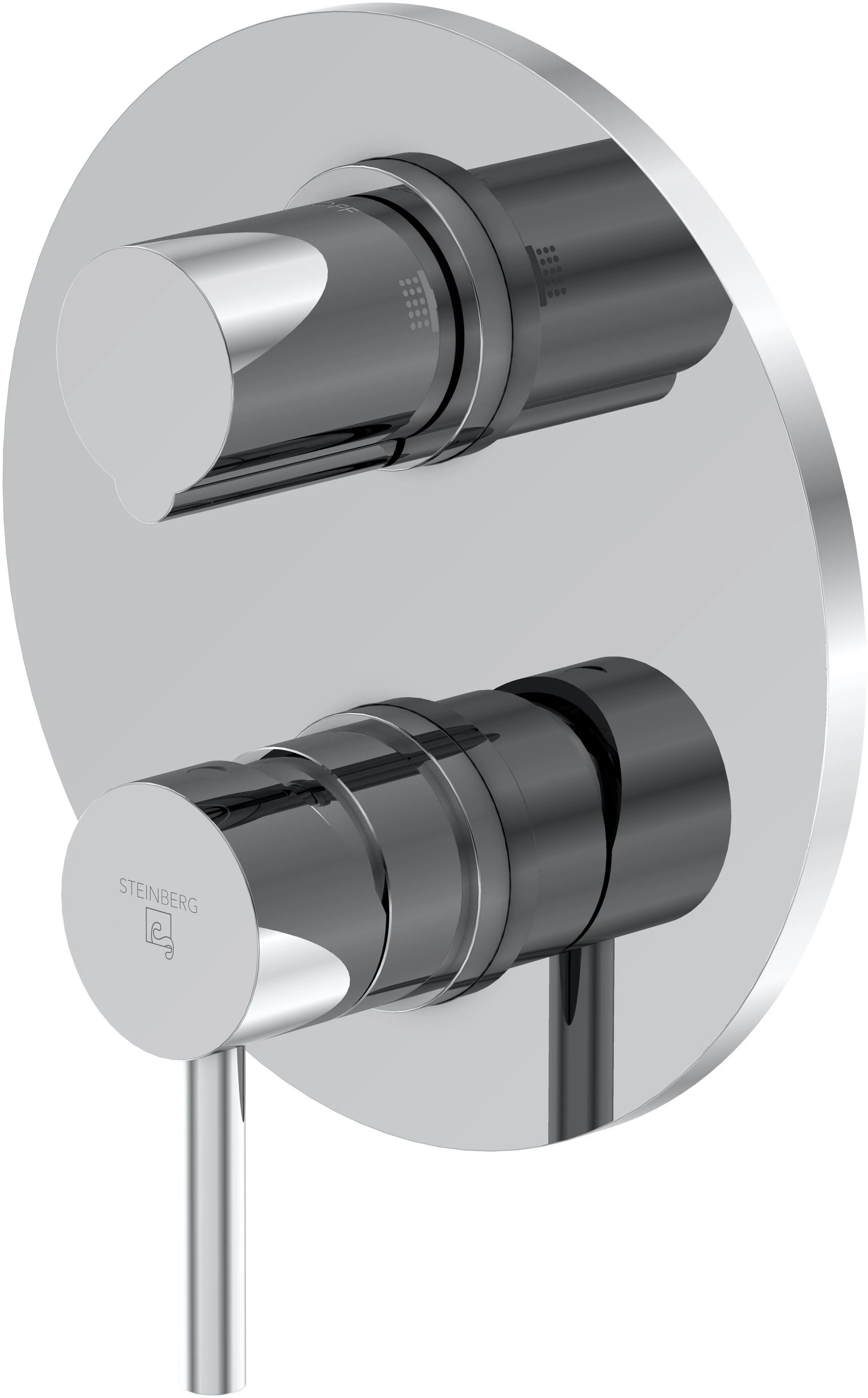 Steinberg 100 Badewannen- und Duscharmatur Unterputz chrom 100 2222