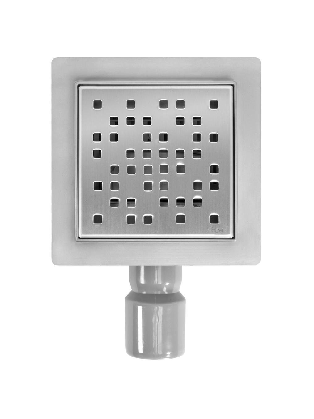 Rea Dots Punktablauf 15 cm stahl REA-G6203