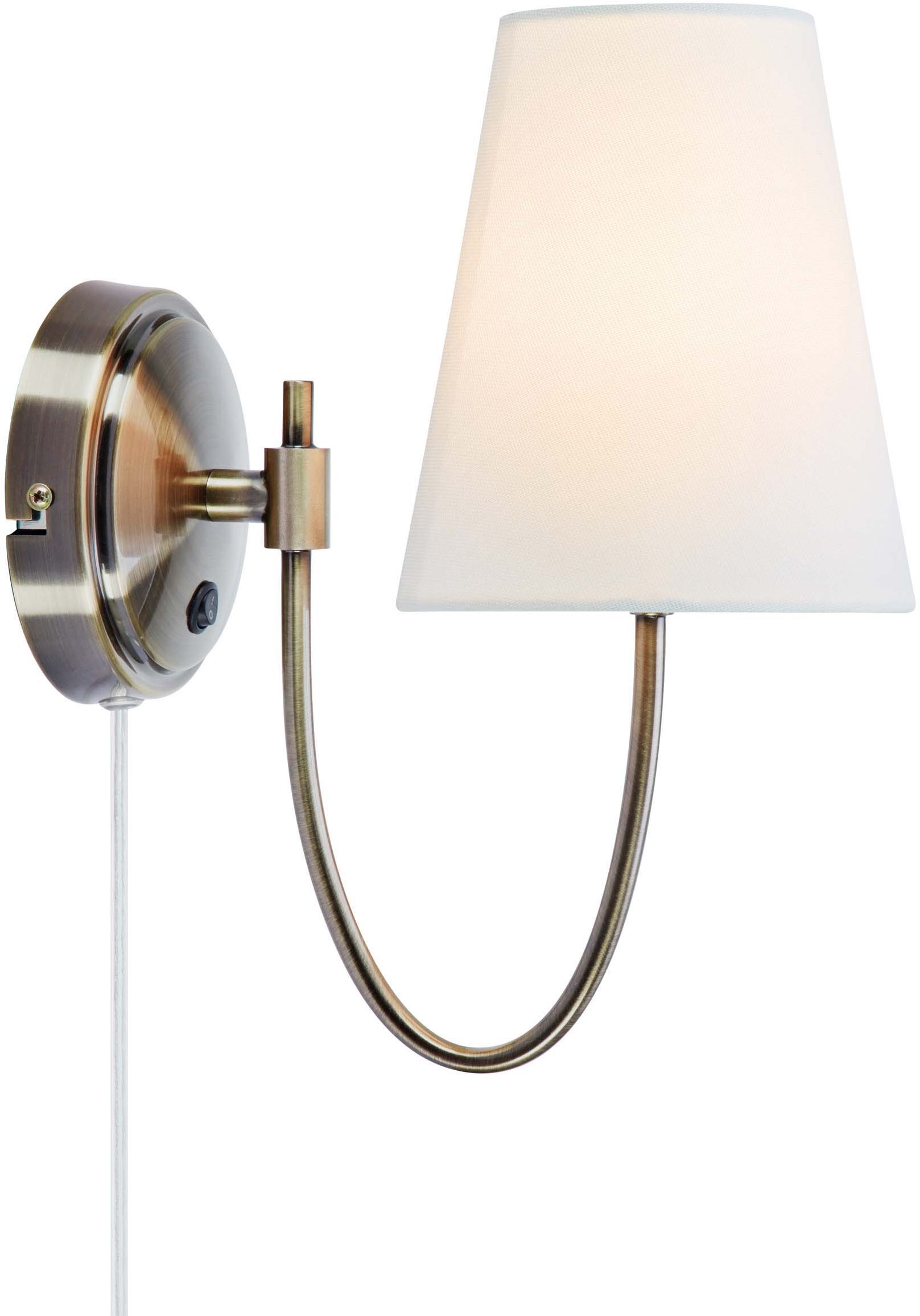 Markslöjd Amar Leuchter 1x40 W weiß-messing 108908