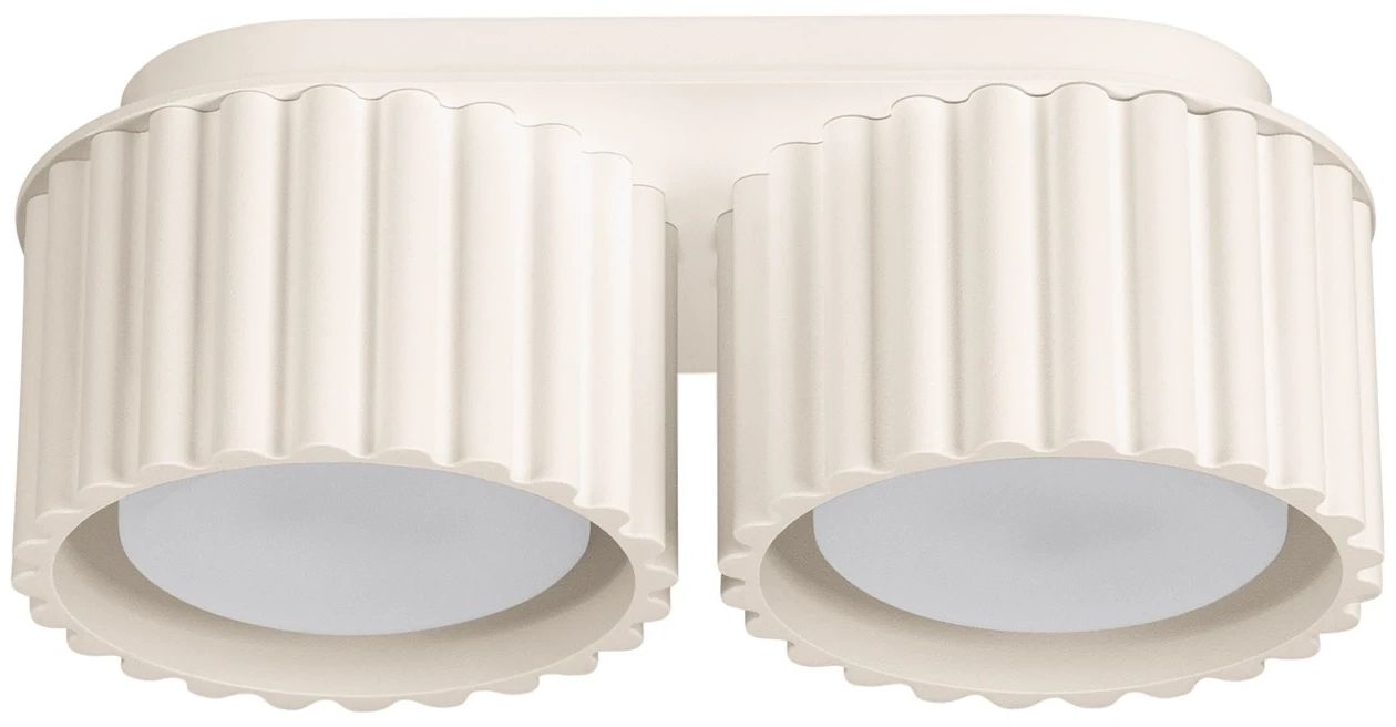 Sollux Lighting Aura Deckenlampe 2x10 W beige SL.1793