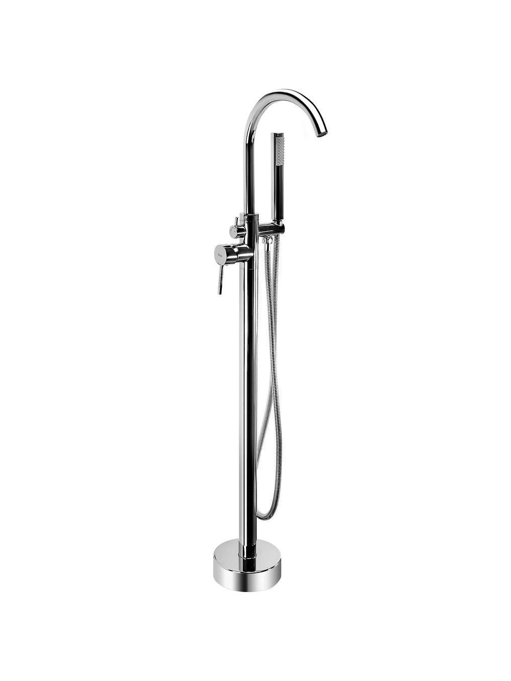 Rea Lungo badewannen- und duscharmatur freistehend chrom REA-B7497