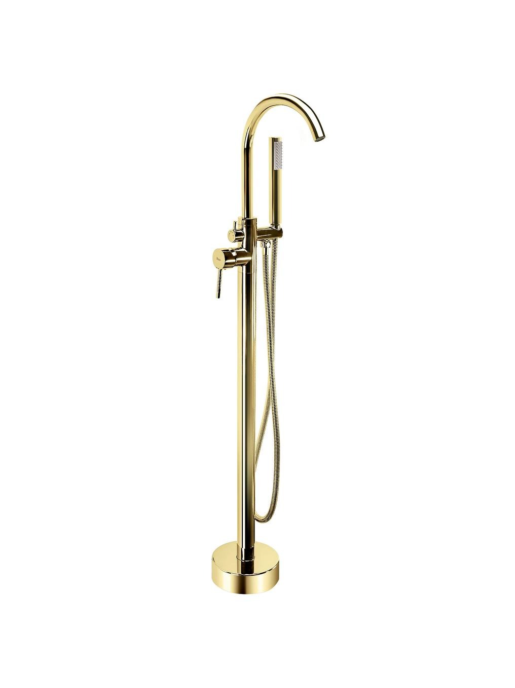 Rea Lungo badewannen- und duscharmatur freistehend gold REA-B7499