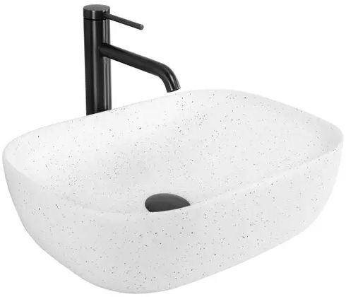 Rea Belinda Waschbecken 46.5x33 cm rechteckig Aufsatzwaschbecken REA-U4001