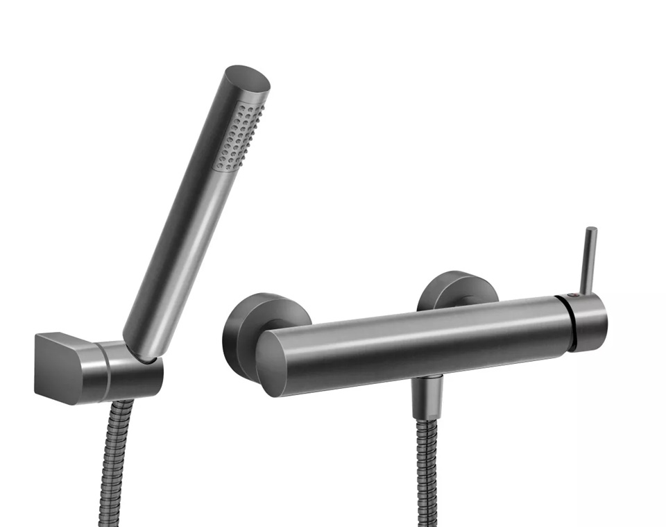 Ferro Ciriculus duschbatterie Wand graphit BCK77GM