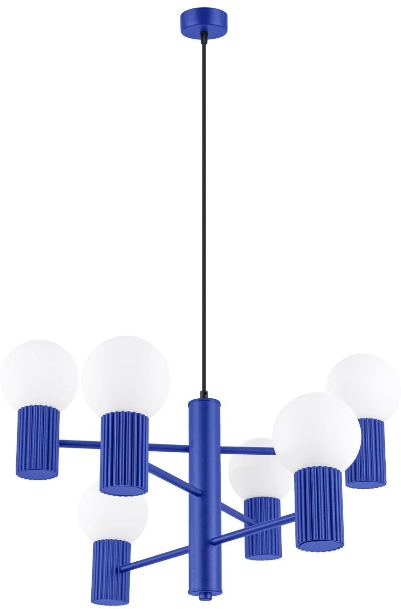 Sollux Lighting Halo Pendelleuchte 6x8 W violett SL.1835