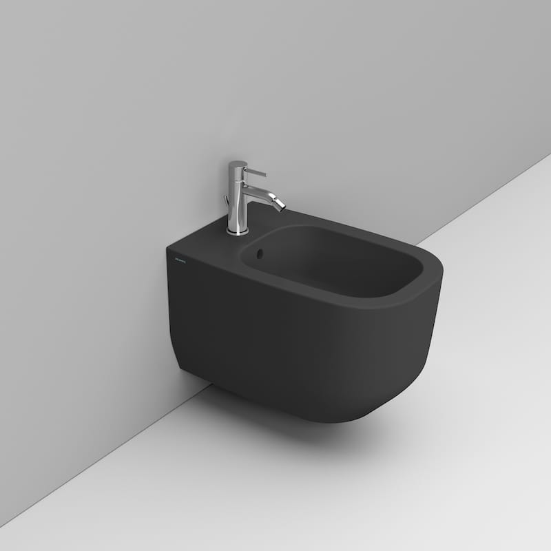 Ceramica Dolomite Alba Bidet hängend schwarz D502681