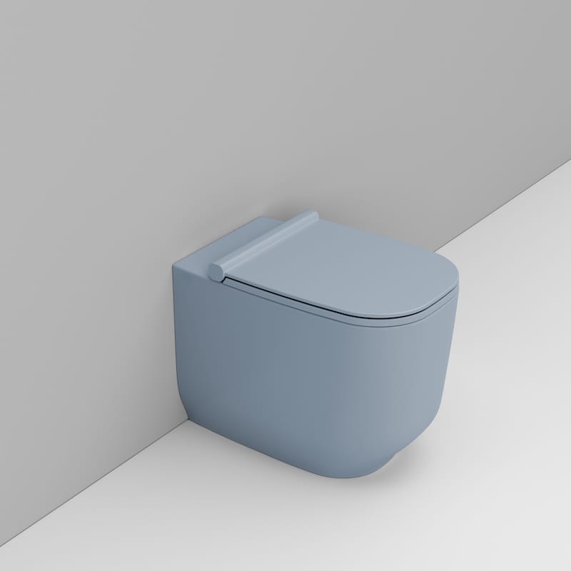 Ceramica Dolomite Alba WC-Becken stehend Spülrandlos blau D503171