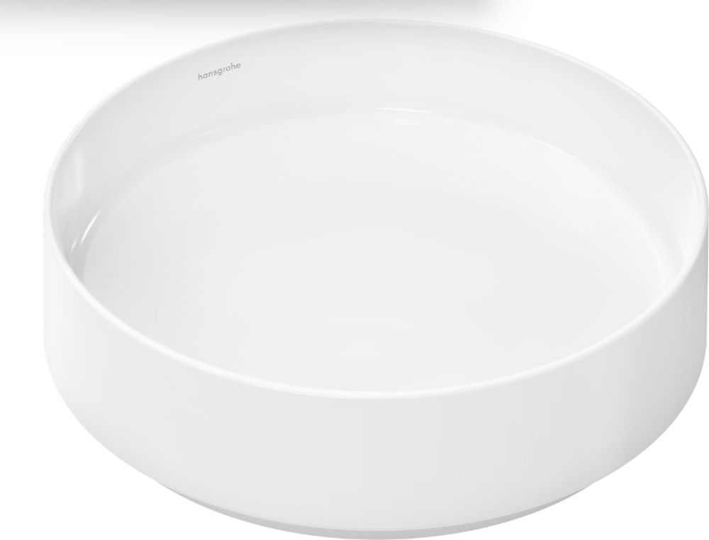 Hansgrohe Xuniva Evo S Waschbecken 40x40 cm rund Aufsatzwaschbecken weiß 63005450