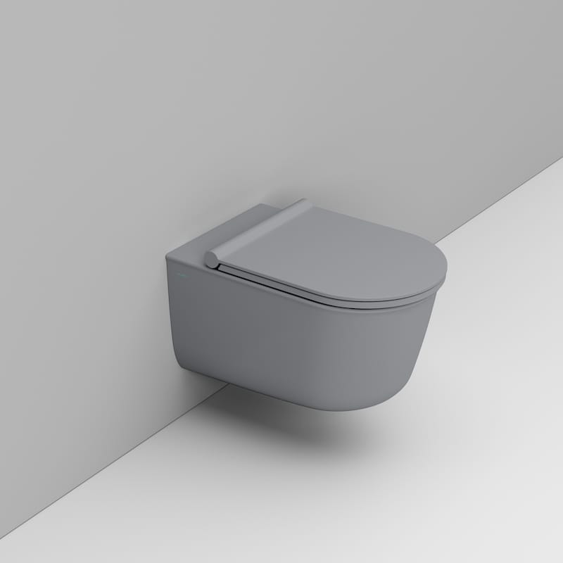 Ceramica Dolomite Mayka WC-Becken hängend Spülrandlos grau D482545